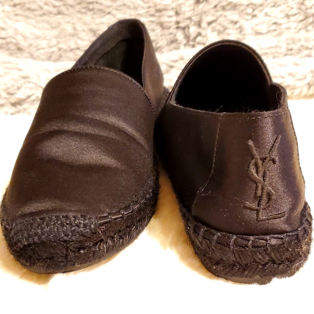 Ysl Saint Laurent black Espadrilles
